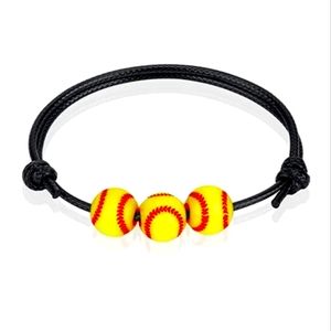 New Softball Adjustable Rope Bracelet